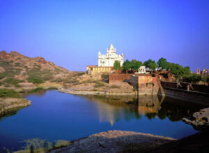 Balsamand lake temple in jodhpur