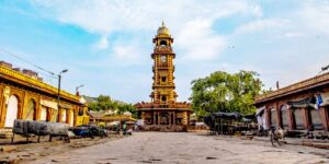 Clock tower market place in jodhpur