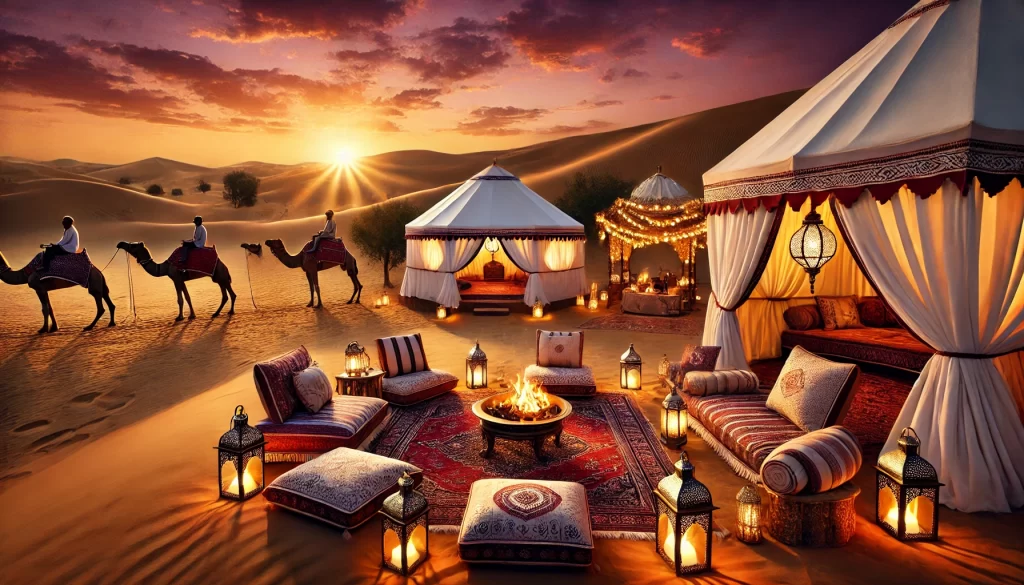 desert safari tents in Jaisalmer