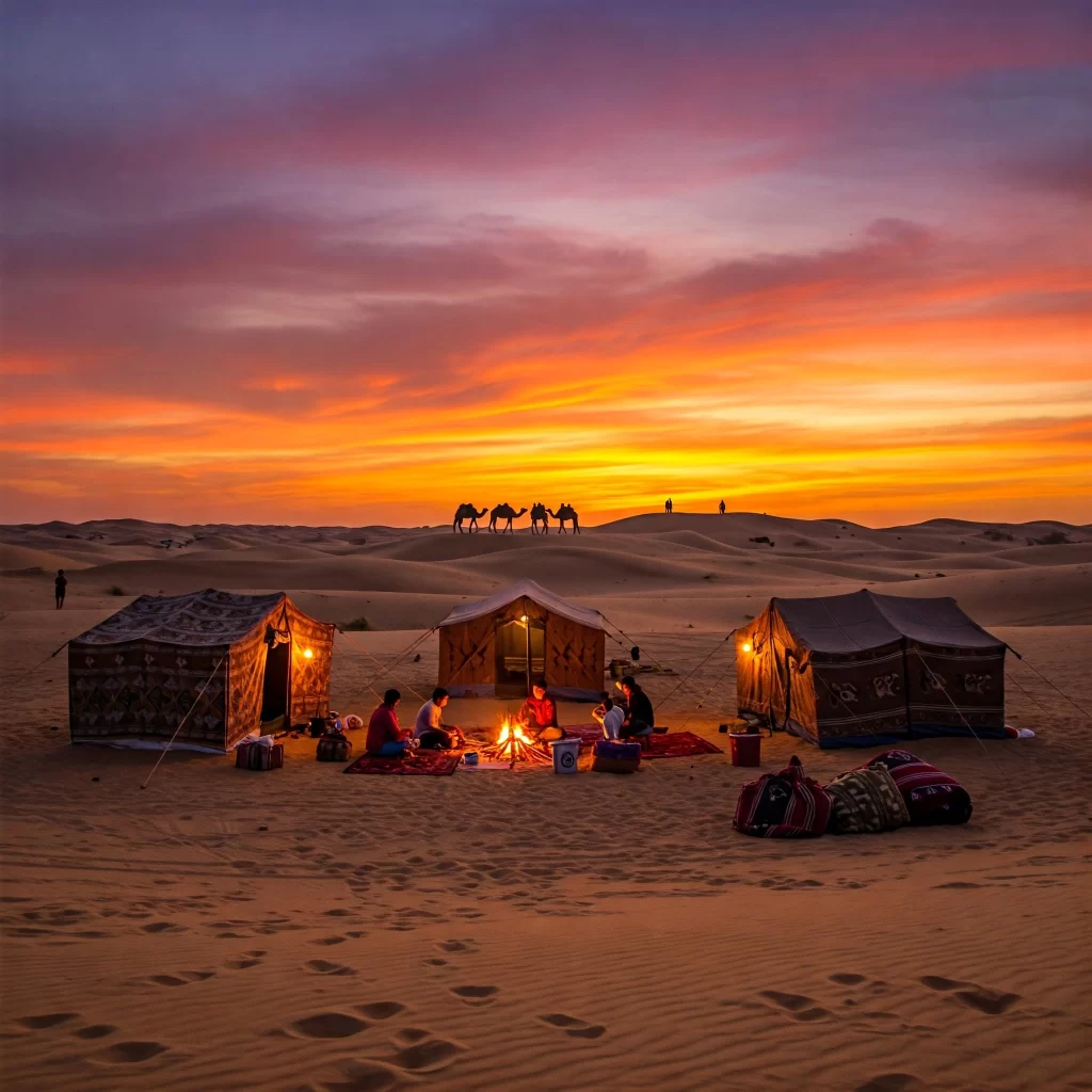 Camping in Desert Jaisalmer