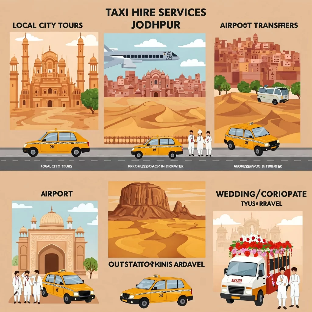 Types of Taxi Hire Services in Jodhpur