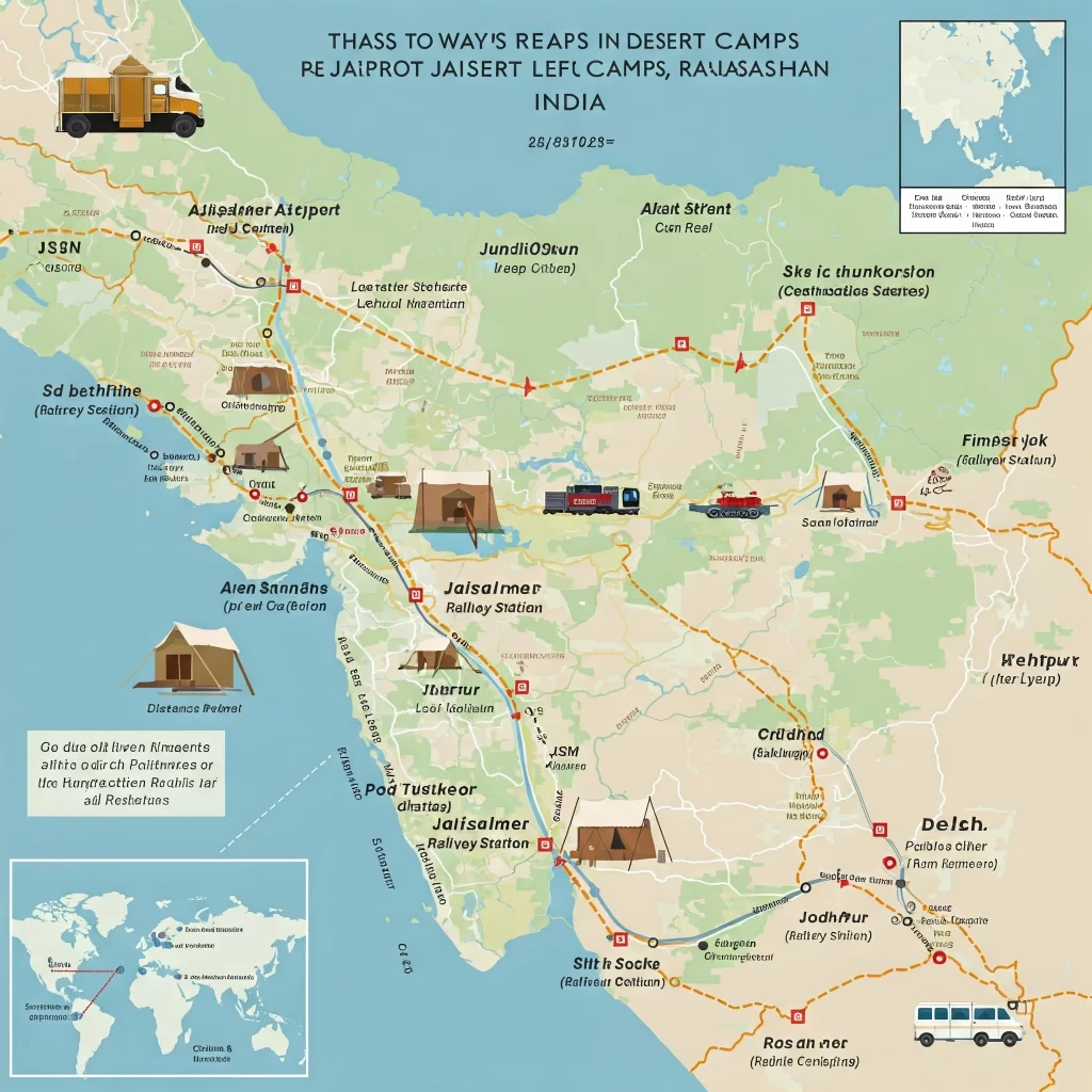 How to Reach the Desert Camps?